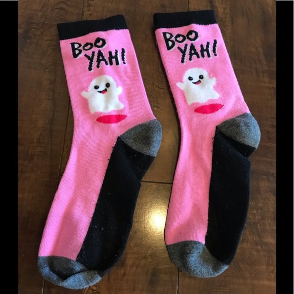 2 Pairs Yo Sox Boo yah and Vampurr Socks